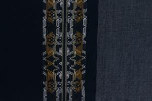 Kain Katun Chambray Motif Pinggiran