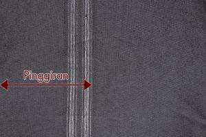 Kain Denim Motif Pinggiran